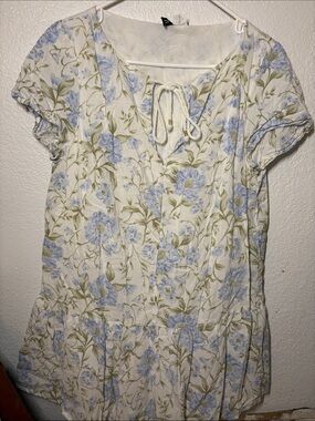 Large Floral Divided Summer Dress